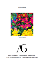 Load image into Gallery viewer, 'Flower Power' Greetings Card