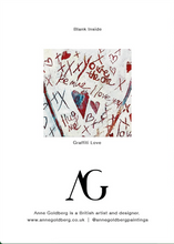 Load image into Gallery viewer, 'Graffiti Love' Greetings Card