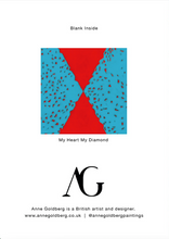 Load image into Gallery viewer, 'My Heart My Diamond' Greetings Card