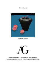 Load image into Gallery viewer, 'Oriental Orchid' Greetings Card
