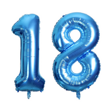 Load image into Gallery viewer, Helium Number Balloons