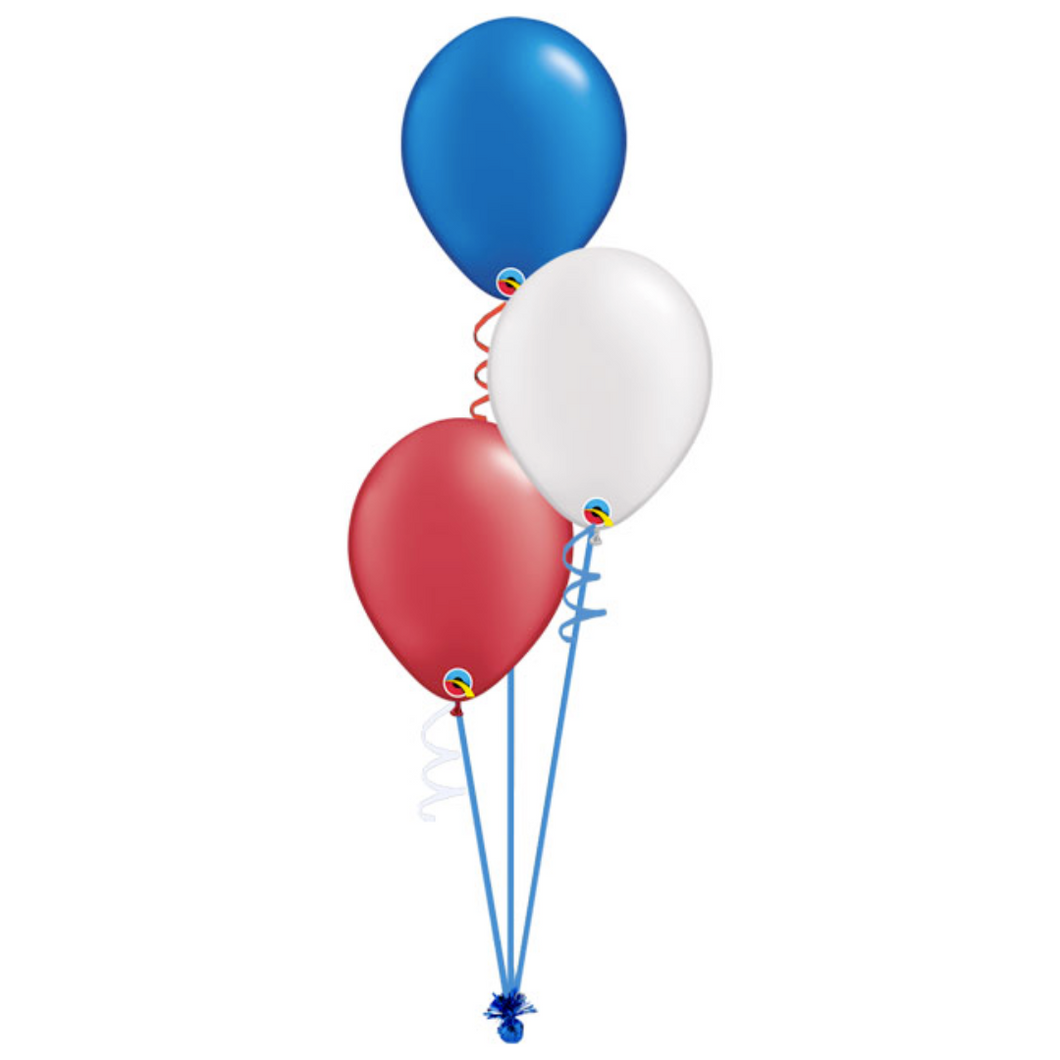 Trio of Helium Balloons
