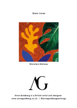 Load image into Gallery viewer, &#39;Monstera Matisse&#39; Greetings Card
