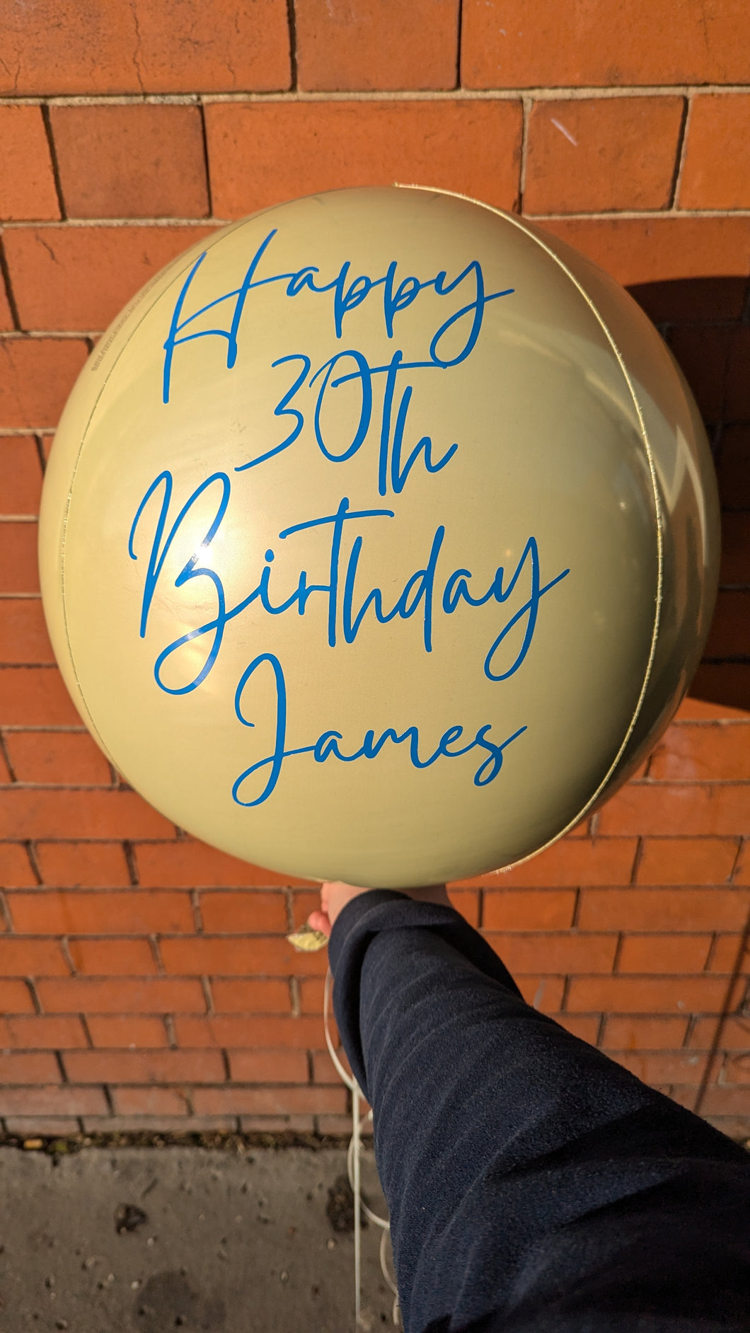 Personalised Orb Balloon