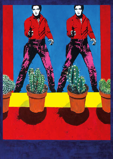 'Shotgun Cacti' Greetings Card