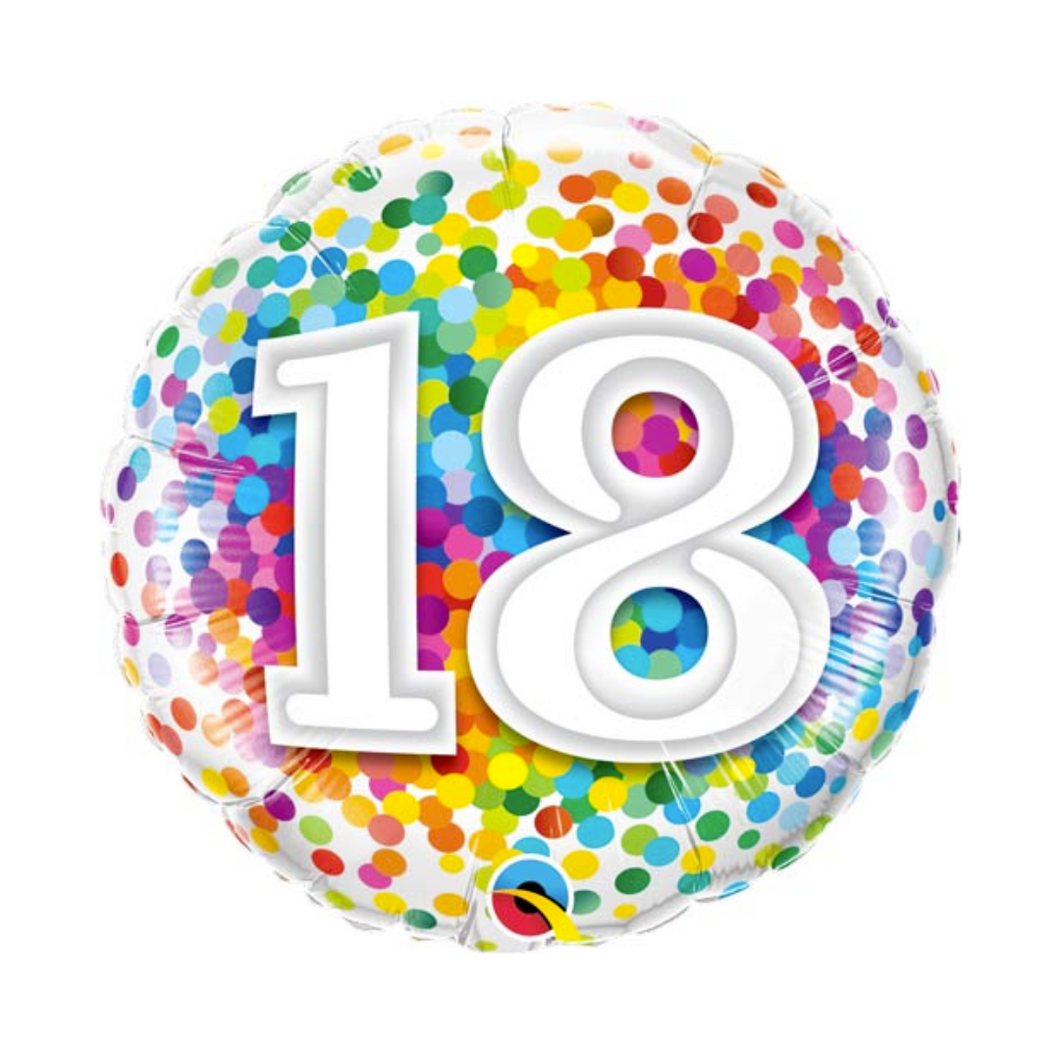 Age Number Helium Balloon