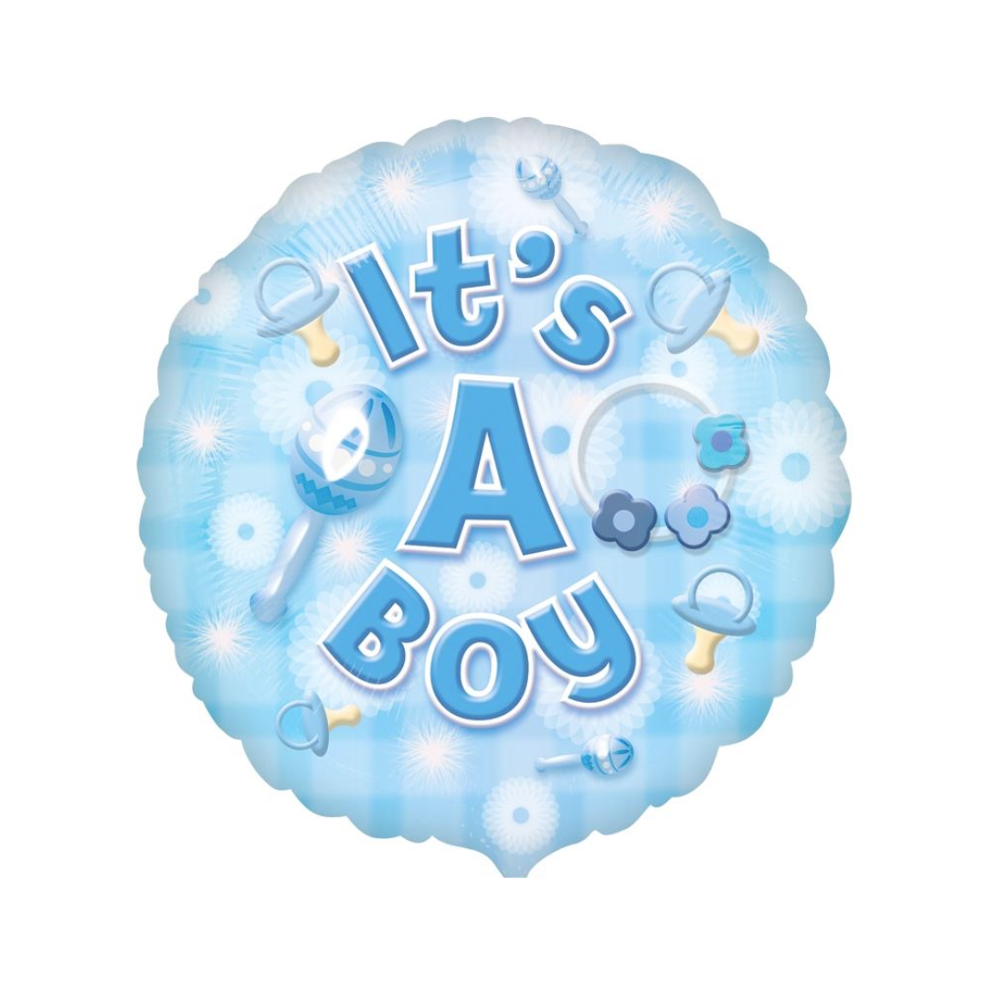 It's a Boy Helium Balloon | Giraffe Flowers Manchester